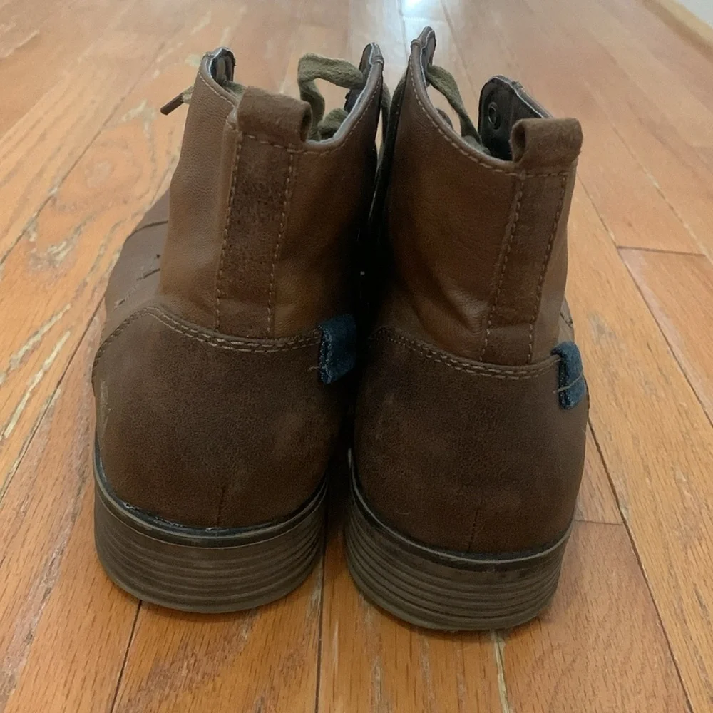 Men’s Sonoma Brown‎ Lace Up Boots Size 10 EUC